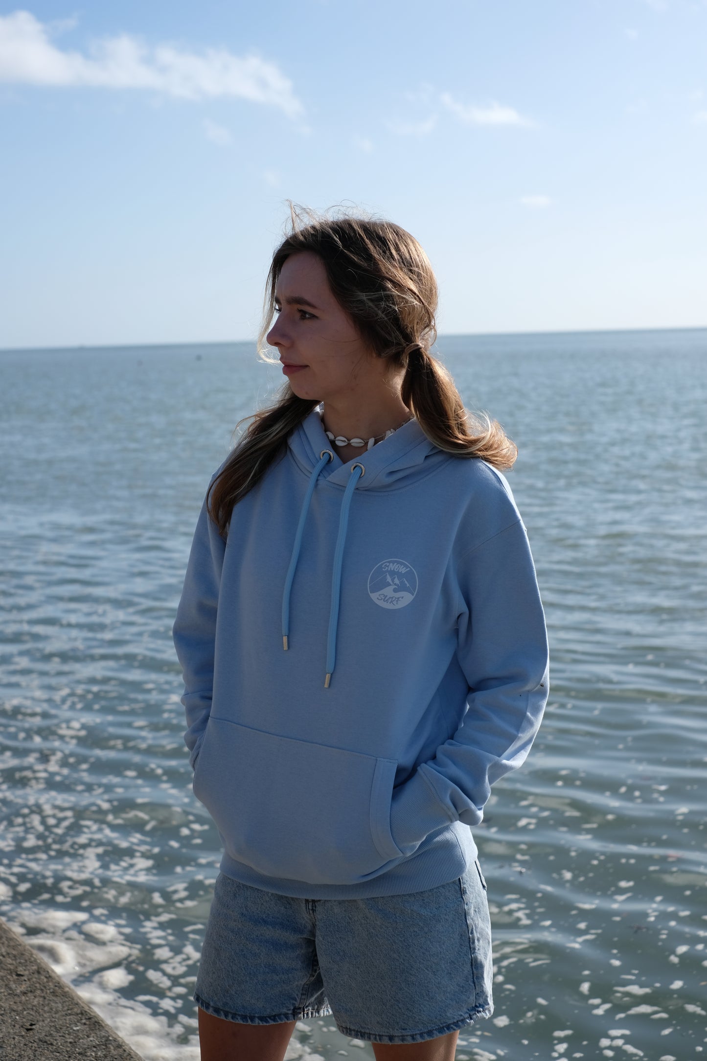 'Respect the Locals' Luxury Blue Hoodie